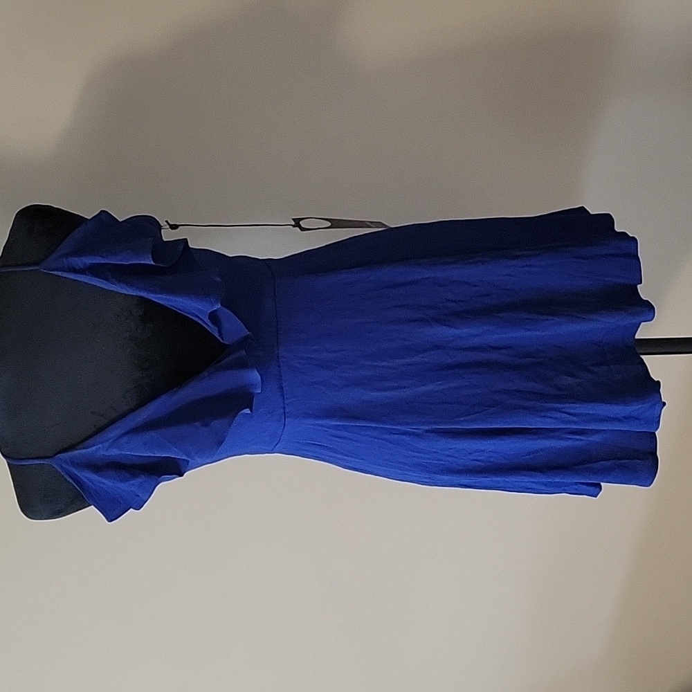 Privacy Please Blue Spaghetti Strap Dress